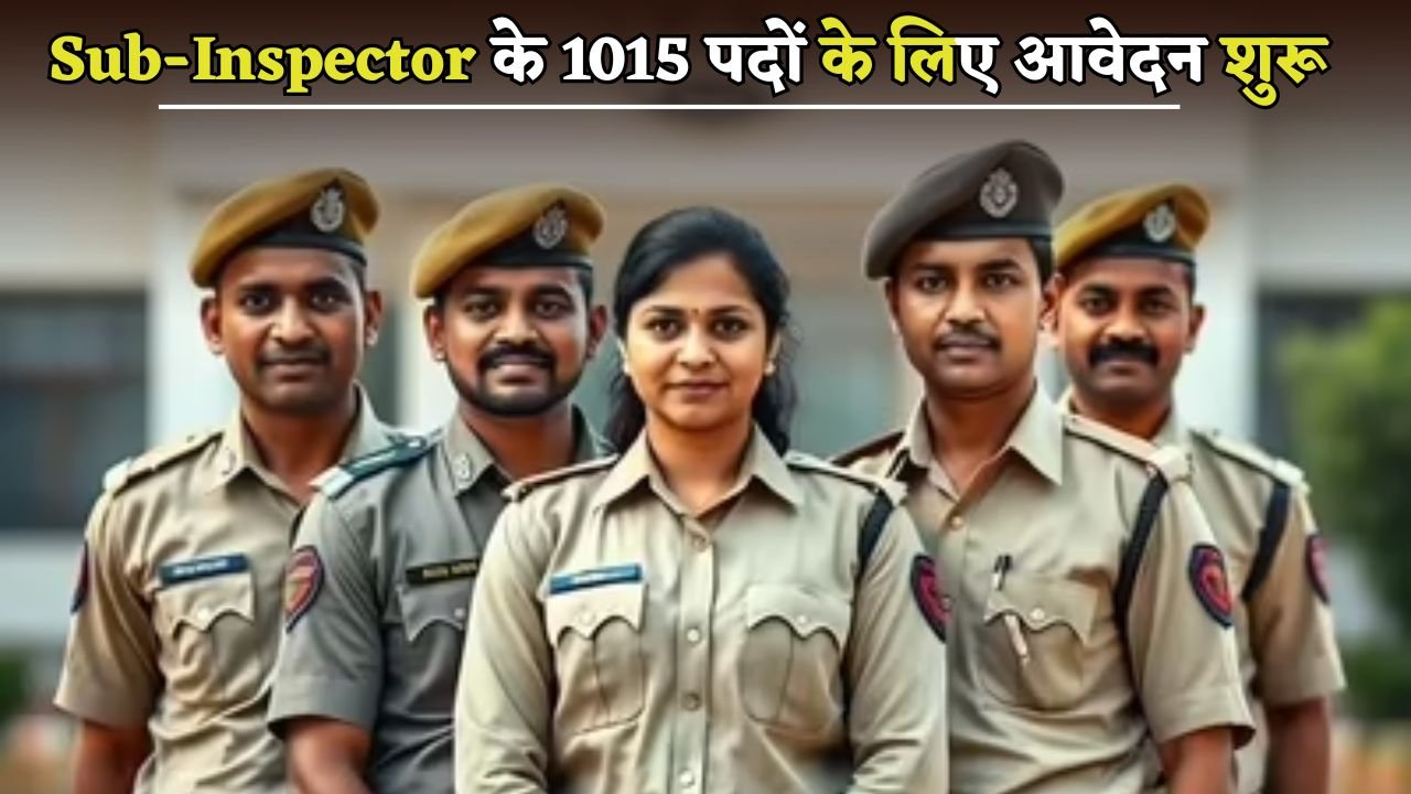 Applications started for 1015 posts of Sub-Inspector